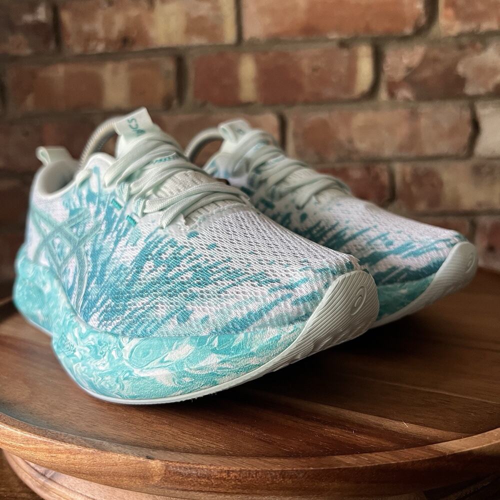 Asics Noosa Tri 16 White Aqua Running Women's 6 FF Blast Cushioned Shoes - Picture 2 of 16